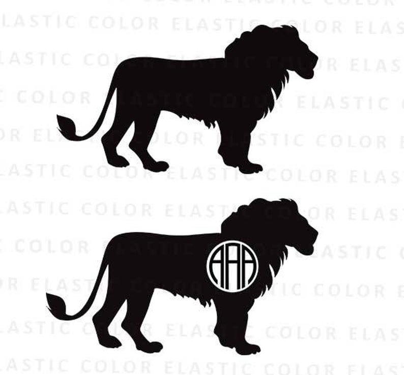 Lion Lion Monogram Lion Clipart Vector Icon Etsy 794x738 Lion Lion Monogram Lion Clipart Vector Icon Etsy