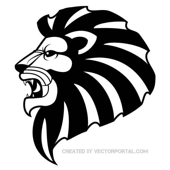 Lion Clip Art Vector 660x660 Lion Clip Art Vector