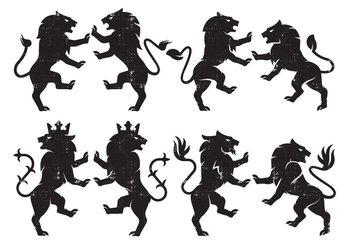 Lion Heraldry Free Vector Art 700x490 Lion Heraldry Free Vector Art