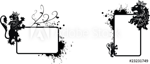 Lion Coat Of Arms Shield 500x215 Lion Coat Of Arms Shield