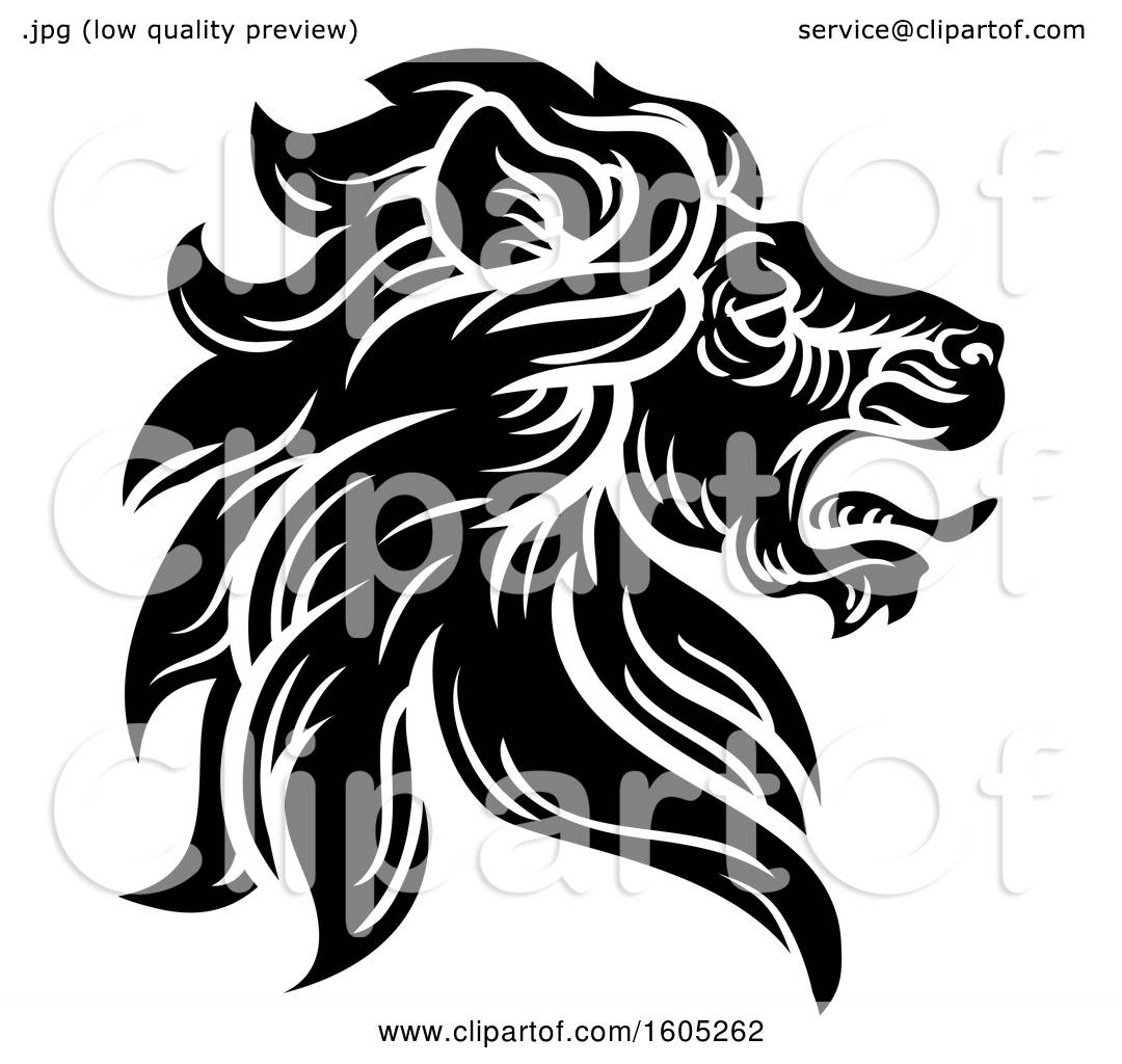 Clipart Of A Black And White Male Lion Coat Of Arms Head 1080x1024 Clipart Of A Black And White Male Lion Coat Of Arms Head