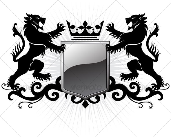 Lion Crest Vector
