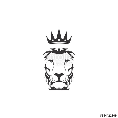 Abstract Lion Crown Logo Stock Image And Royalty Free Vector 500x500 Abstract Lion Crown Logo Stock Image And Royalty Free Vector