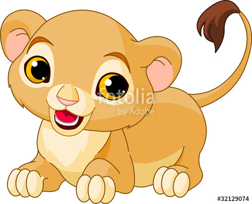 500x405 Raring Lion Cub Stock Image And Royalty Free Vector