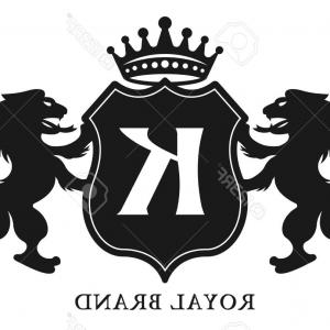 300x300 Design Template Logos Badges Lions Illustrations Vector King Lion