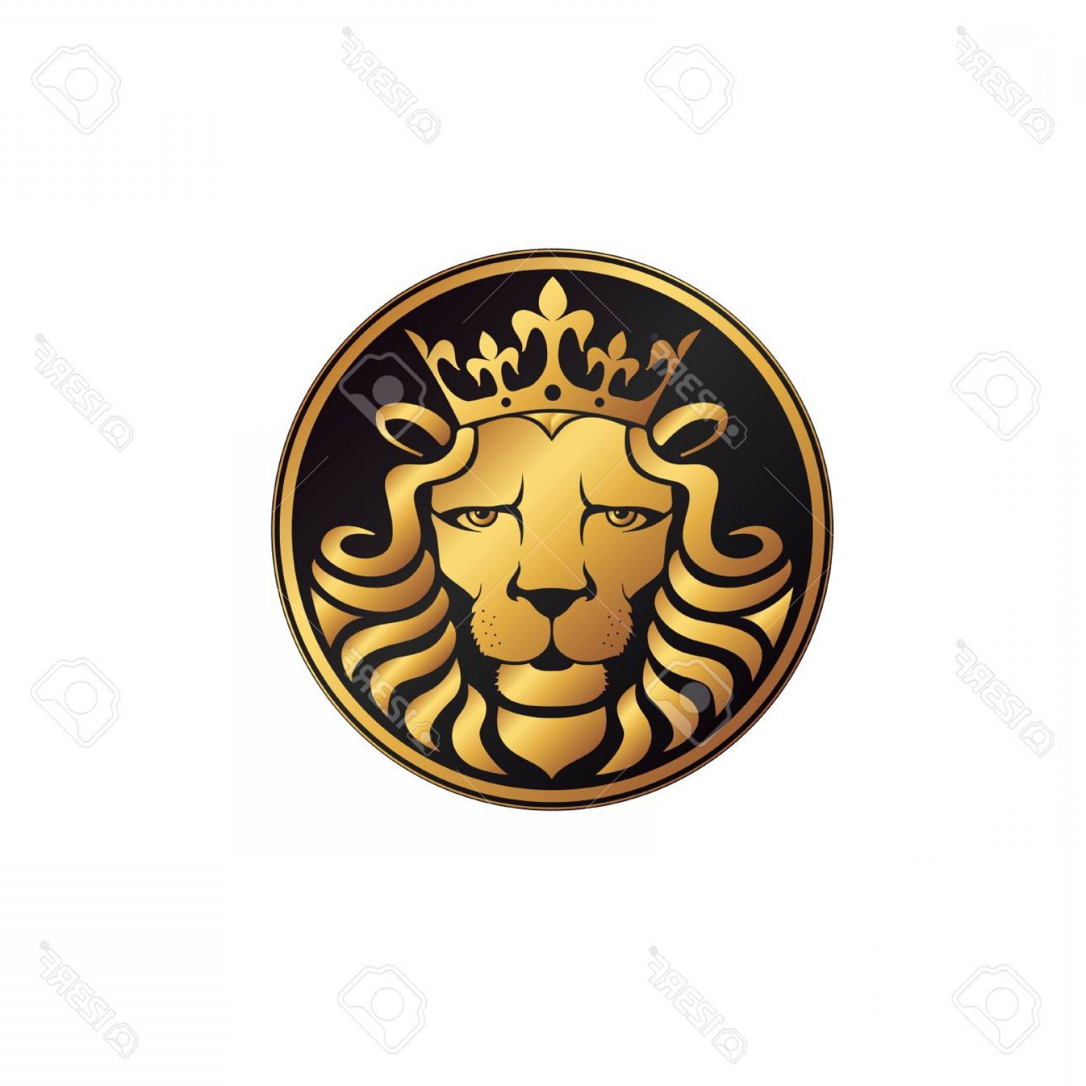 1560x1560 Lions Head With Crown Vector Soidergi