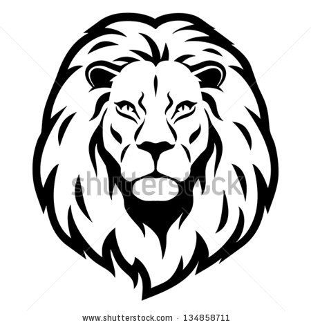 Lion Face Vector 450x470 Lion Face Vector