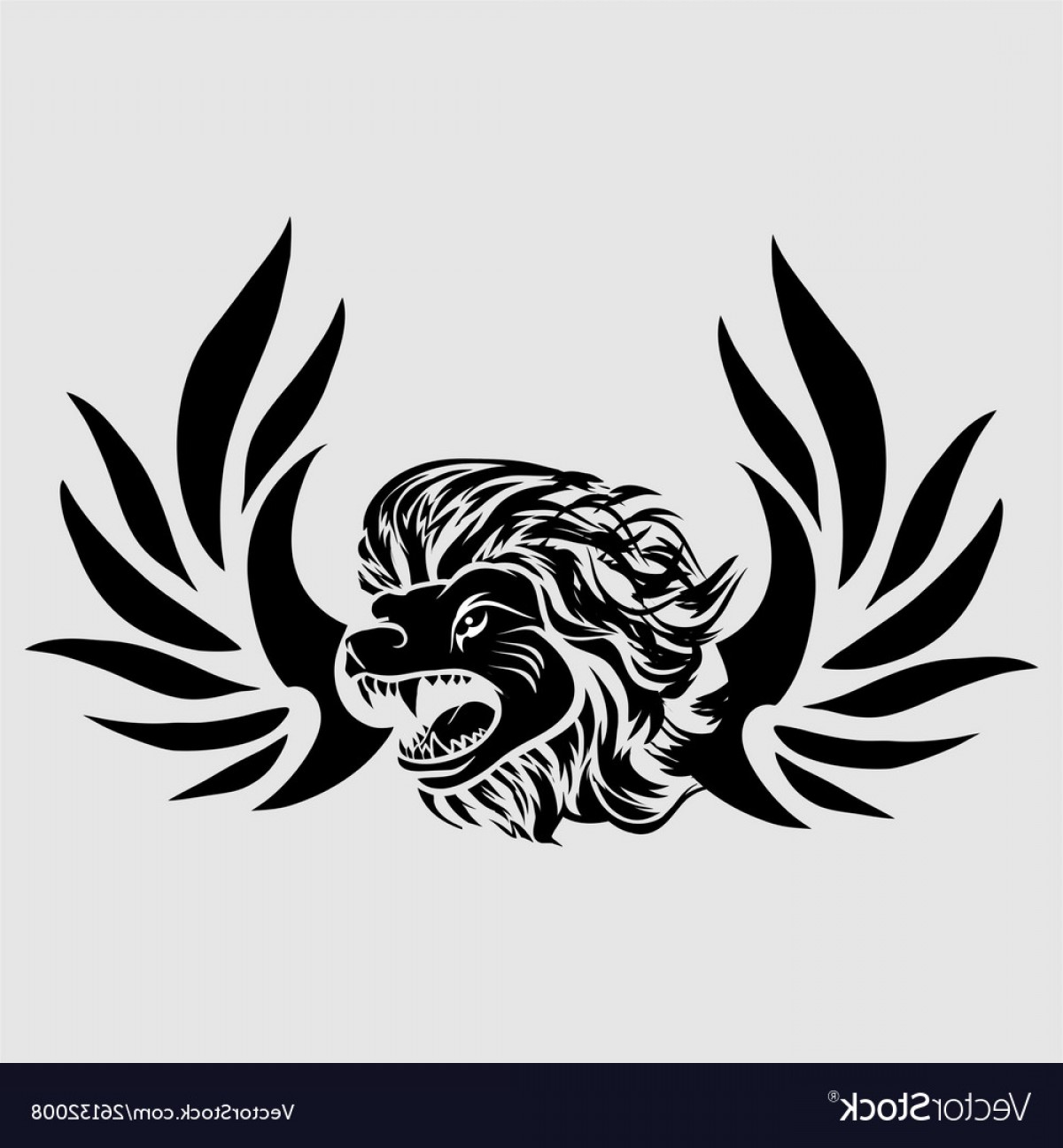 Tribal Tattoo Viking Lion Head And Logo Vector Soidergi 1200x1296 Tribal Tattoo Viking Lion Head And Logo Vector Soidergi