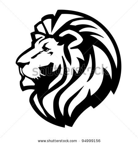 Smoother Edged Lion Silhouette, Possible Paint Stencil Art 450x470 Smoother Edged Lion Silhouette, Possible Paint Stencil Art