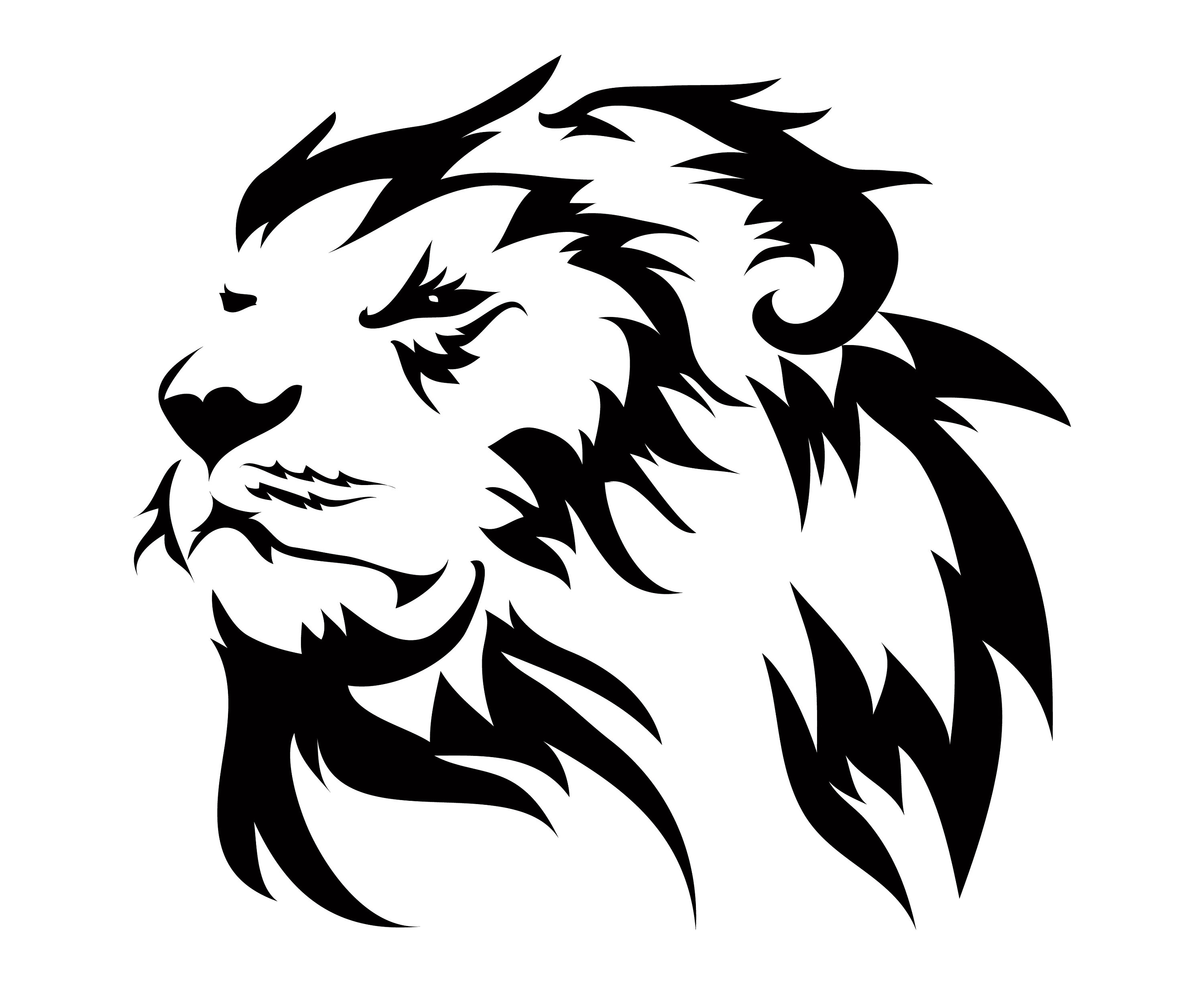 Free Free 153 Silhouette Lion Head Svg SVG PNG EPS DXF File