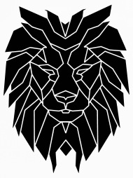 190x254 Lion Head Vector
