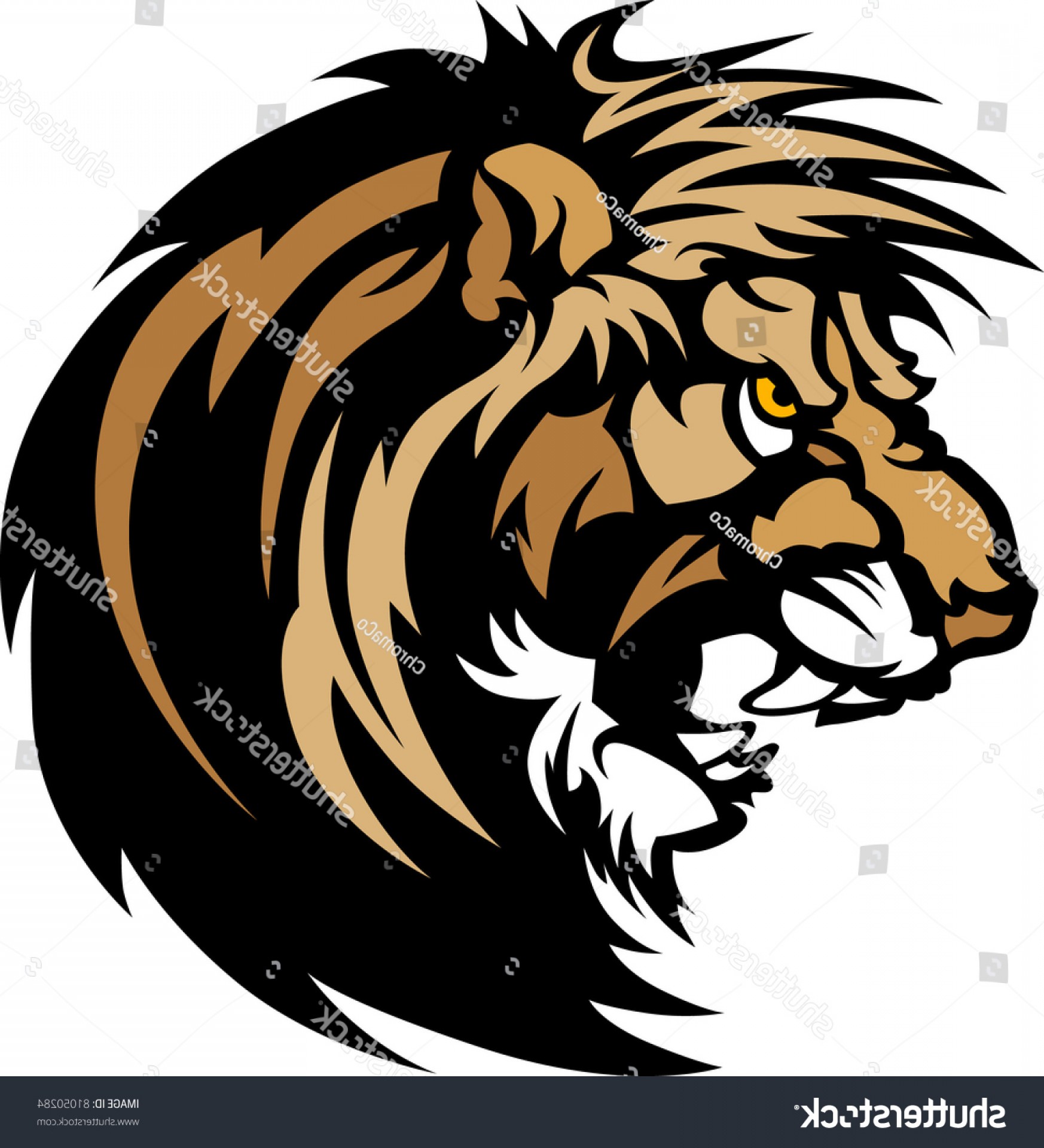 1746x1920 Lion Head Vector Graphic Mascot Soidergi