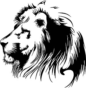 300x306 Lion Free Vector Download