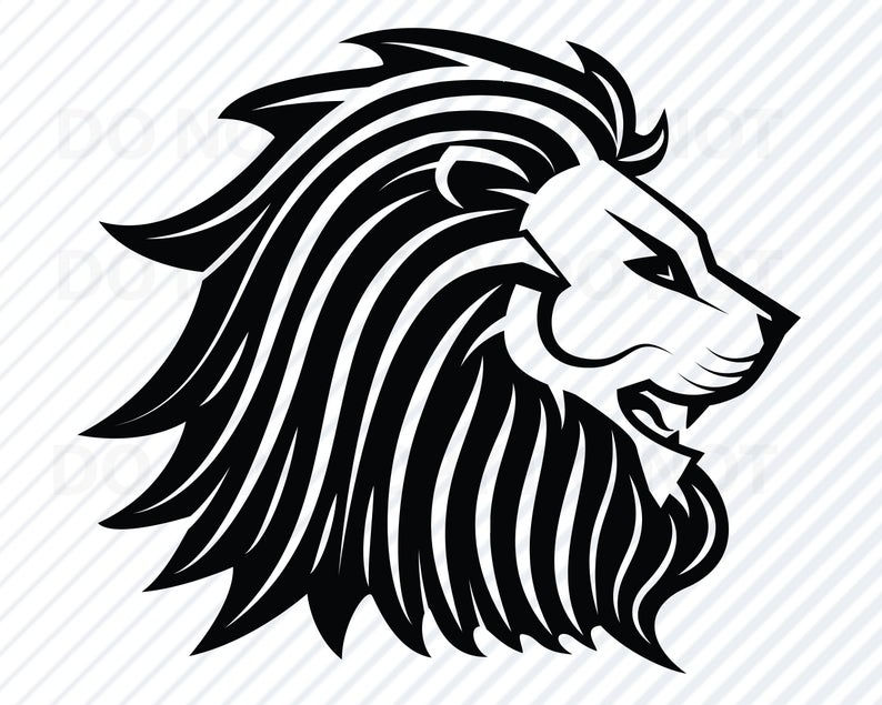 Lion Head For Cricut Black White Transfer Etsy 794x635 Lion Head For Cricut Black White Transfer Etsy