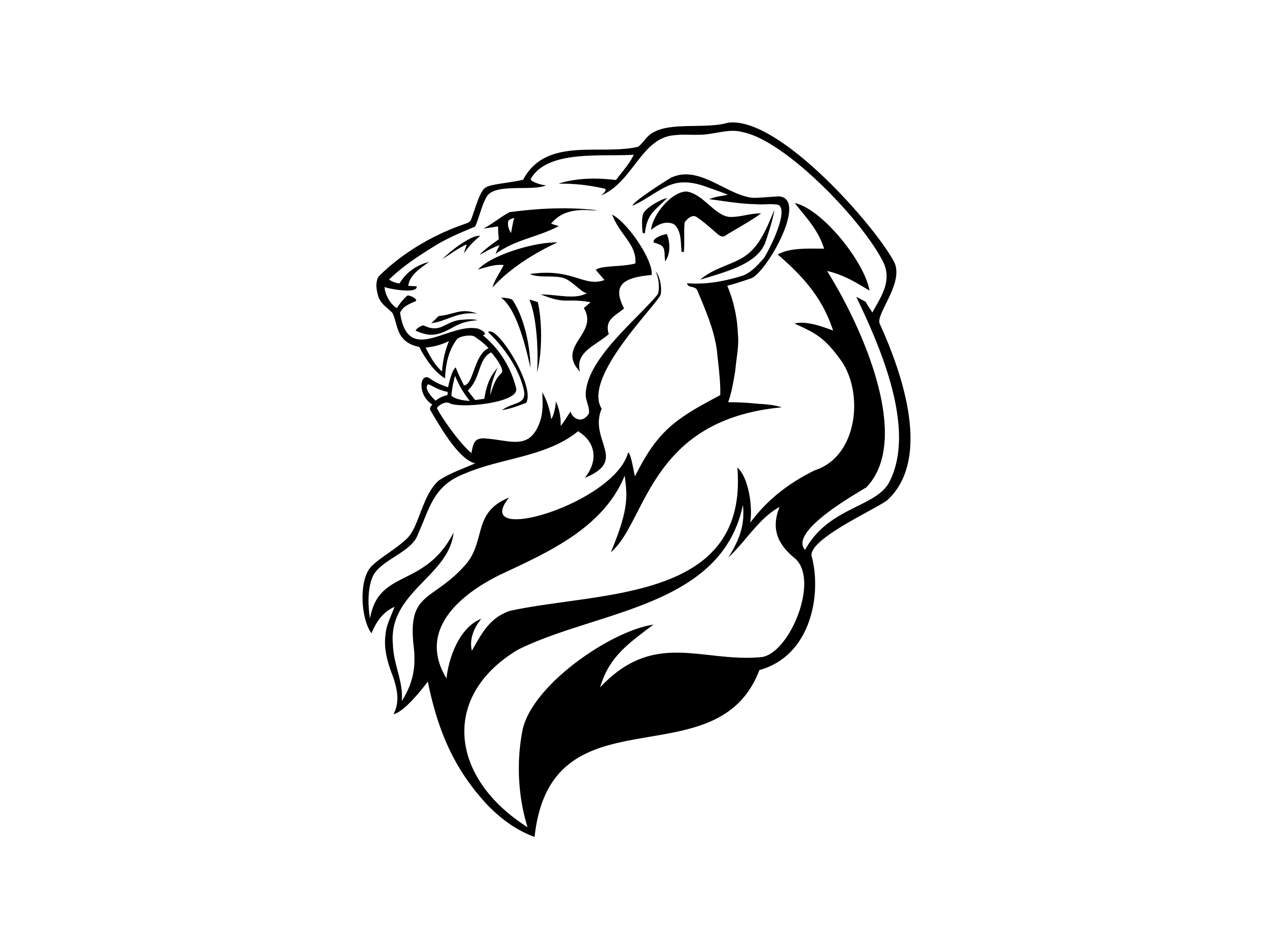 Roar On Lion Head Vector Images 3000x2250 Roar On Lion Head Vector Images