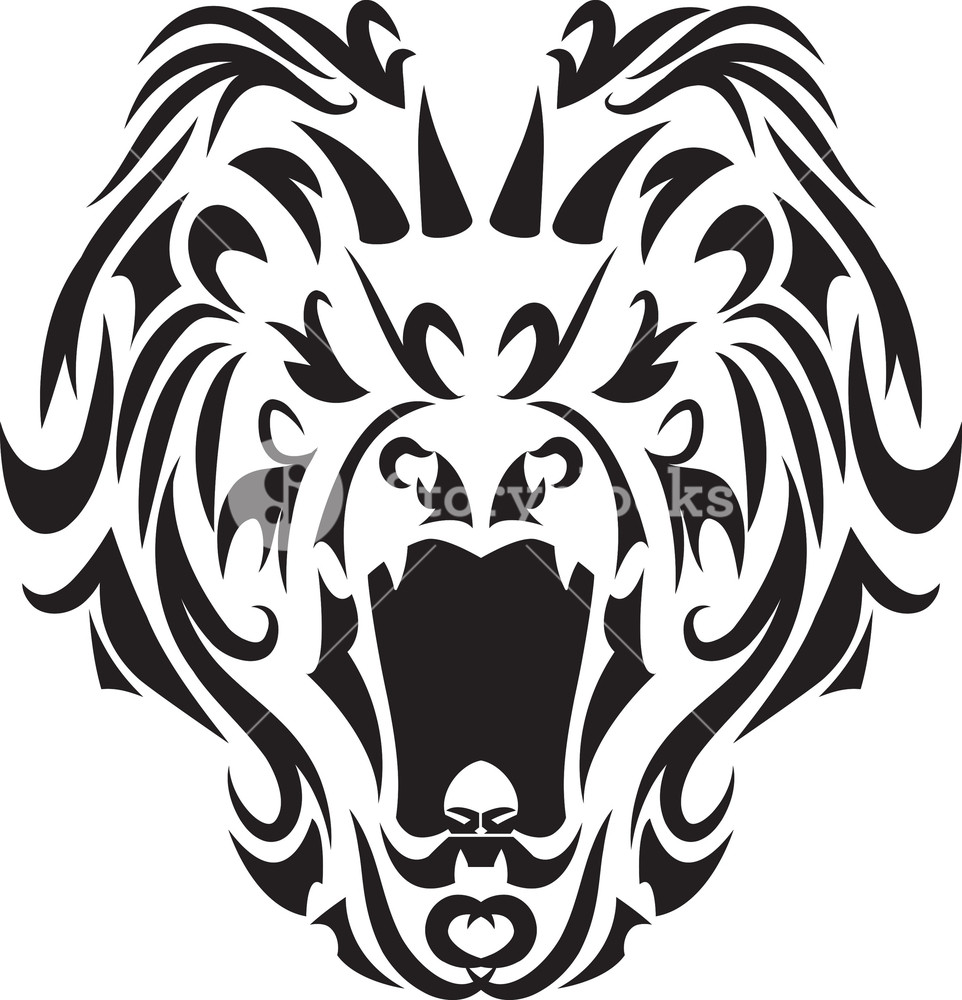 Tribal Vector Element With Lion Head Royalty Free Stock Image 962x1000 Tribal Vector Element With Lion Head Royalty Free Stock Image