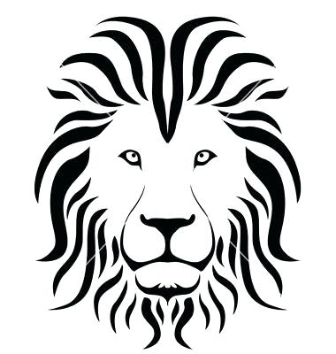 Clip Art Lion Head 380x400 Clip Art Lion Head