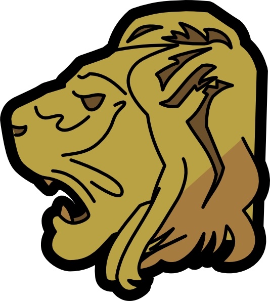 534x595 Lion Head Clip Art Png Images, Backgrounds And Vectors For Free