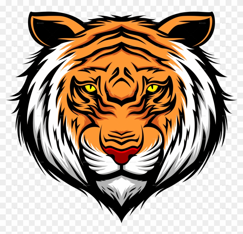 840x808 Tiger Mascot Head Logo Download