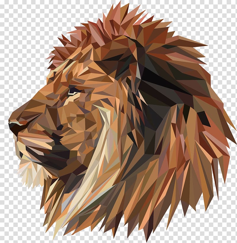 800x819 Brown Lion Illustration, Graphic Design Art, Lion Head Transparent
