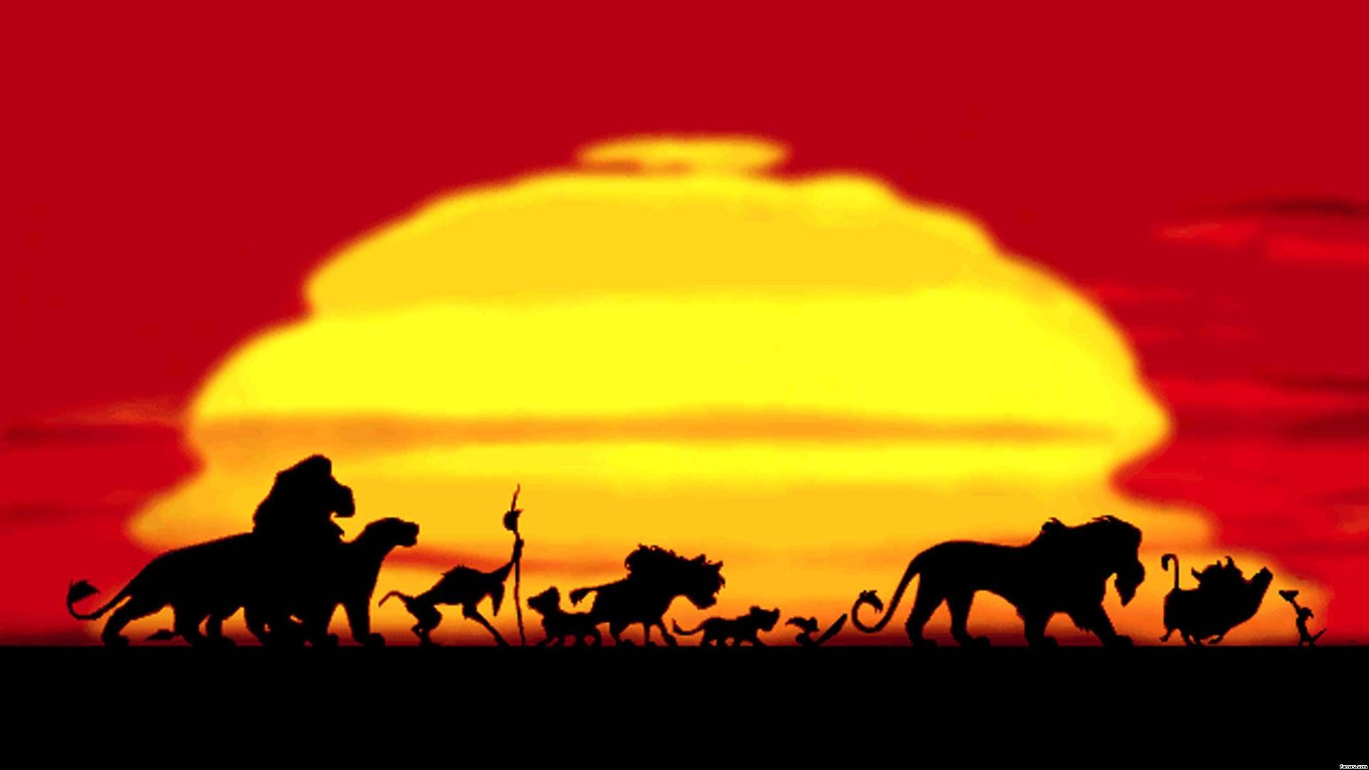 Lion King Silhouette Sunset 1920x1080 Lion King Silhouette Sunset