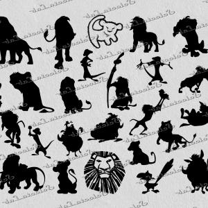 Lion King Silhouette Vector at Vectorified.com | Collection of Lion ...