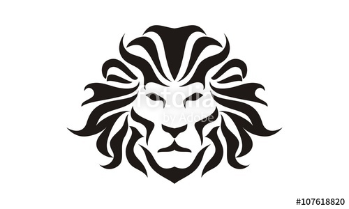 500x300 Lion Head Logo Vector Stock Image And Royalty Free Vector