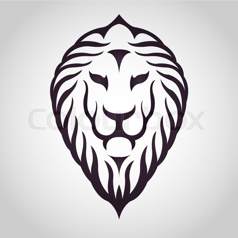 800x800 Lion Logo Vector Icon Design Stock Vector Colourbox