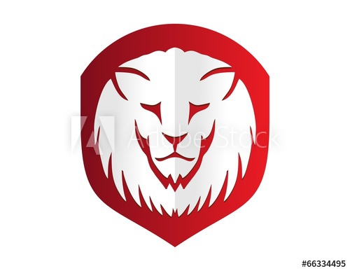 500x387 Lion Logo, Lion Head Icon Shield Emblem, Cat Carnivore Symbol