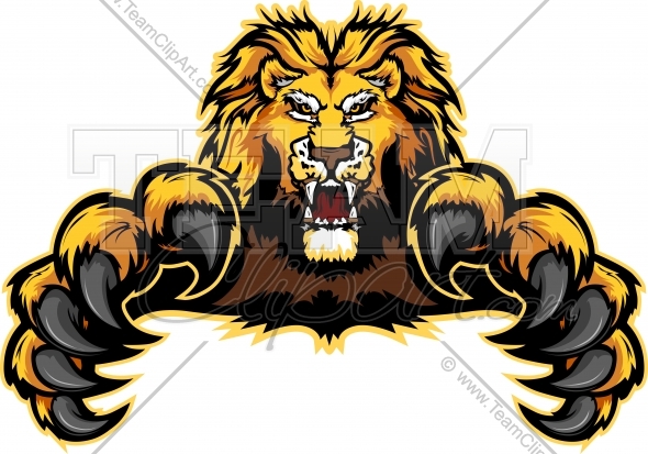 590x413 Lion Clipart Image Easy To Edit Vector Format