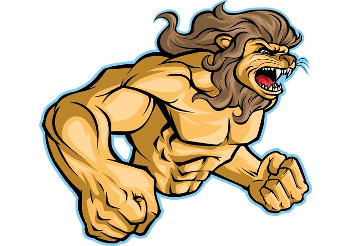 700x490 Vector Lion Sports Mascot Free Vectors Ui Download
