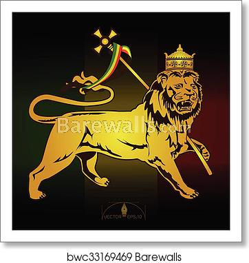 362x382 Lion Of Judah, Art Print Barewalls Posters Prints
