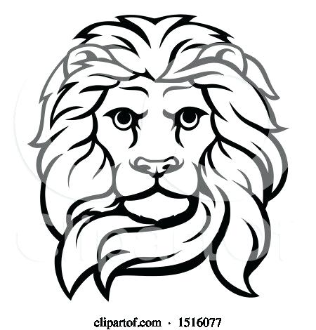 Lion Outline Vector at Vectorified.com | Collection of ...