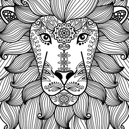 Lion Outline Vector at Vectorified.com | Collection of Lion Outline ...