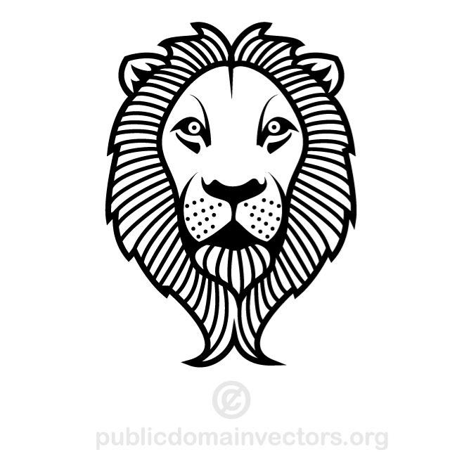 660x660 Lion Vector Silhouette Image
