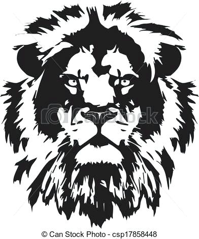 Lion Outline Vector At Vectorified.com 