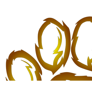 300x300 Lions Paw Print Clipart, Cliparts Of Lions Paw Print Free Download