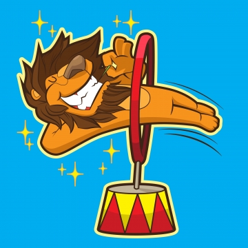 360x360 Circus Lion Png, Vector, And Clipart With Transparent