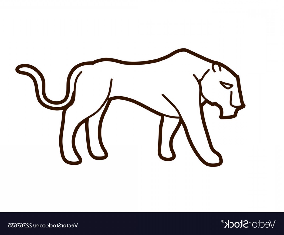 1200x996 Black Tiger Or Lioness Graphic Vector Hoodamathrun