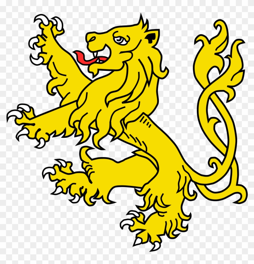 840x872 Lion Rampant Queue Saltire