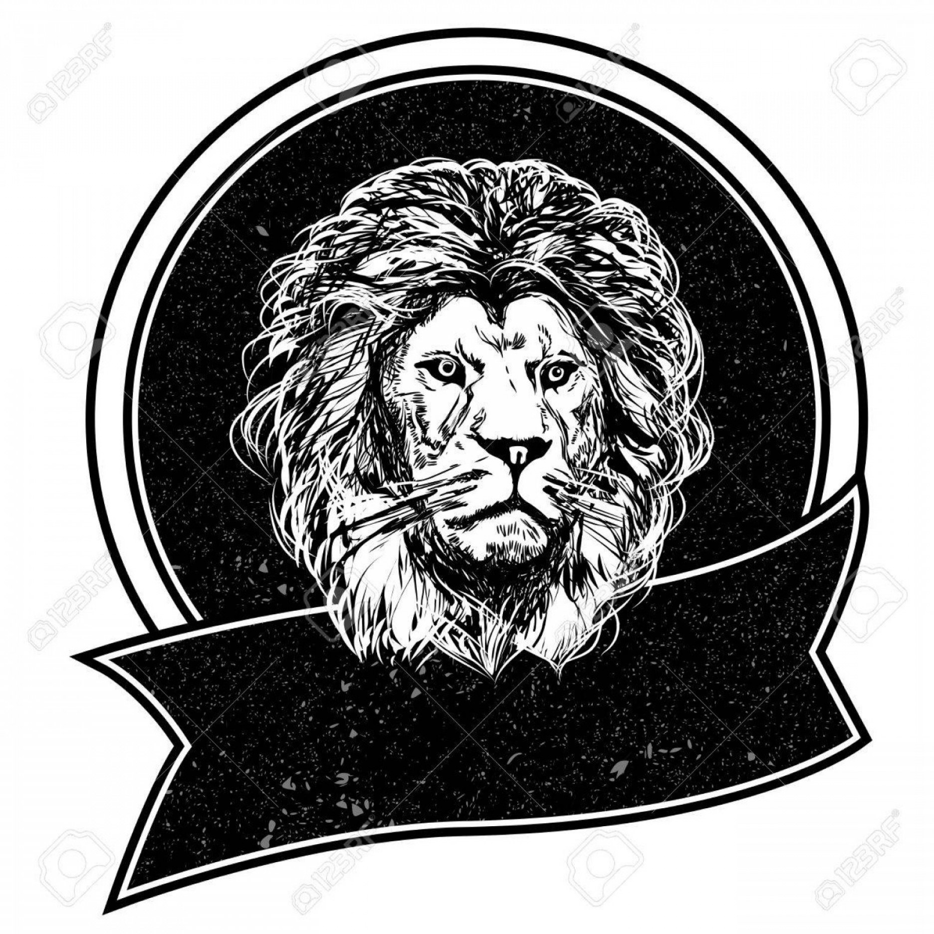 1872x1872 Stylised Lion Rampant Like Symbol Leo Stock Vector Catchsplace