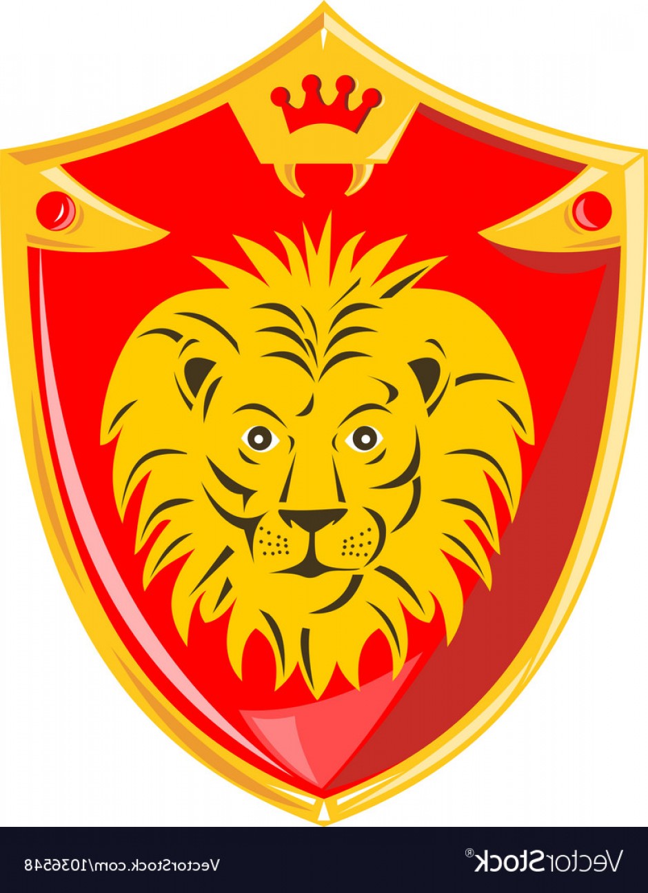 940x1296 Lion Crown Shield Vector Hoodamathrun
