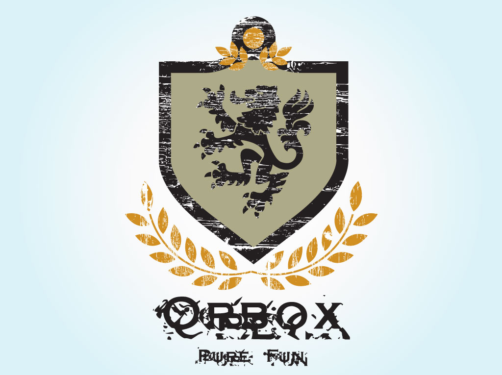 1024x765 Lion Shield Design Vector Art Graphics