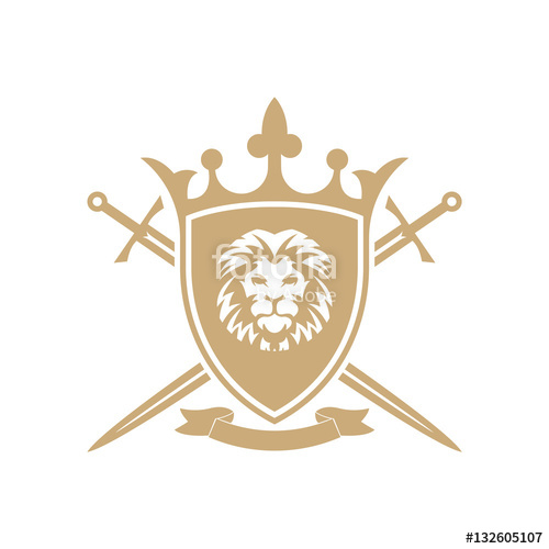 500x500 Lion Shield Logo Stock Image And Royalty Free Vector