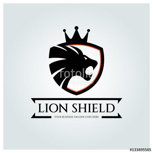 500x500 Lion Shield Logo Design Templateelement For The Brand Identity