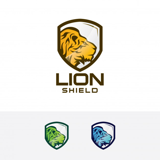 626x626 Lion Shield Vector Logo Template Vector Premium Download