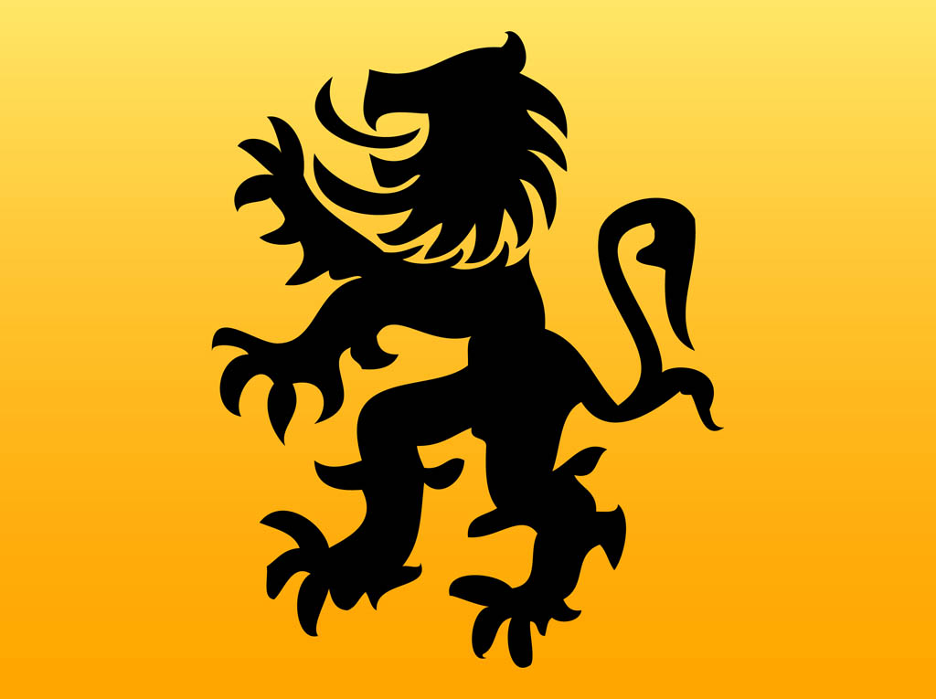 1024x765 Lion Silhouette Vector Vector Art Graphics