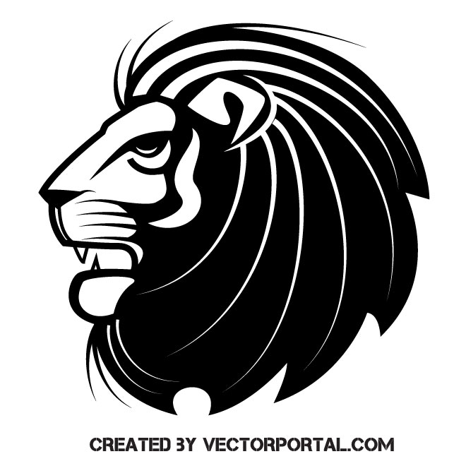 660x660 Lion Silhouette Art