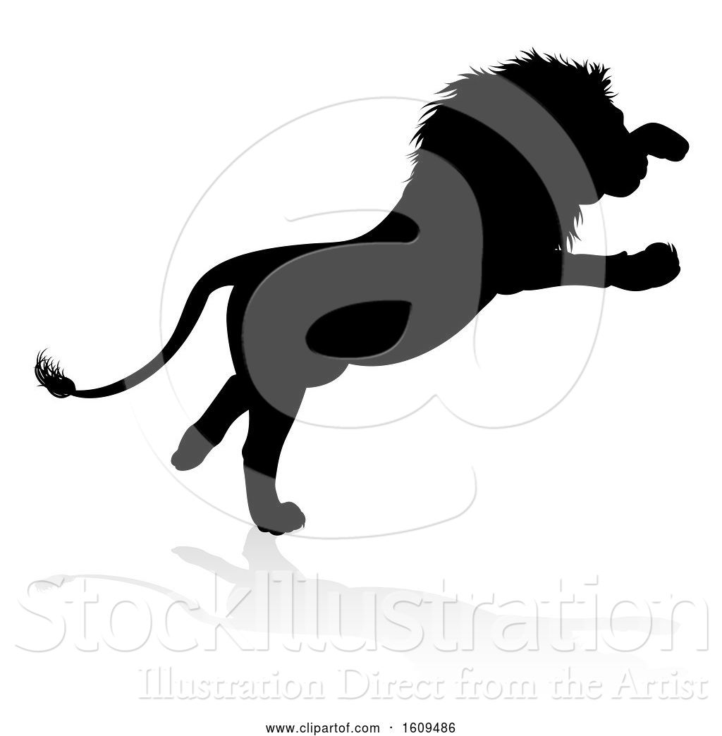 Lion Silhouette Vector at Vectorified.com | Collection of Lion