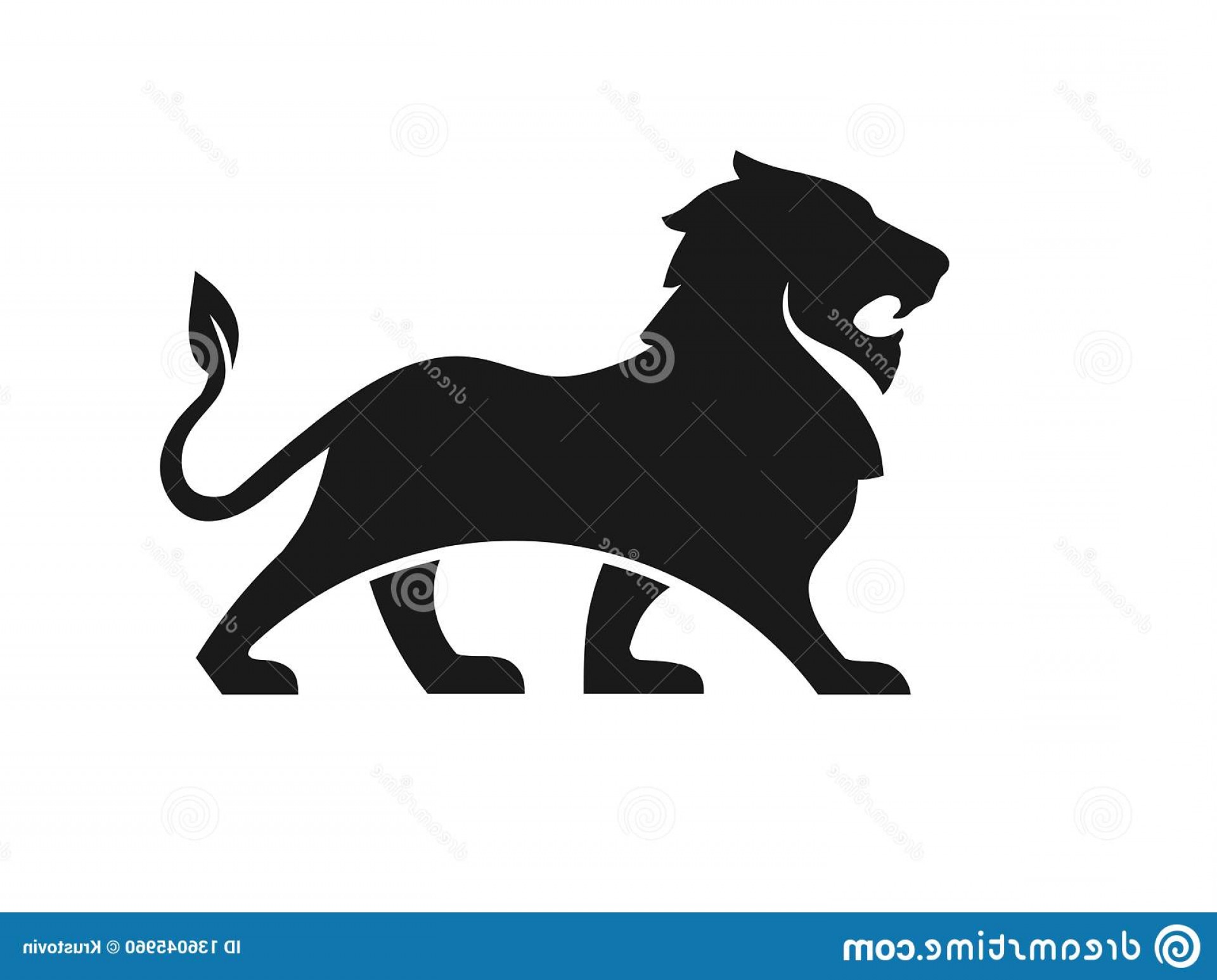 Lion Silhouette Vector at Vectorified.com | Collection of Lion ...